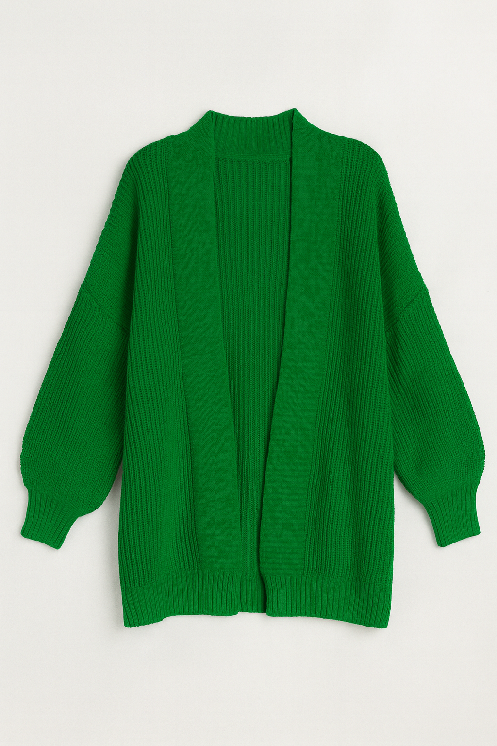 Kardigan o Luźnym Kroju | Dzianina Strukturalna | Styl Casual