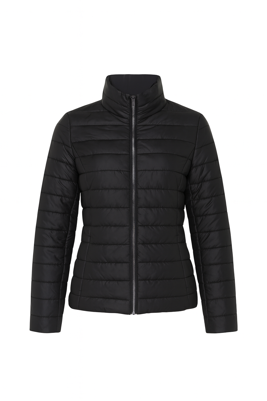 Damska Pikowana Kurtka Krótka | Lekki Model z Zamkiem | Nowoczesny Styl Miejski