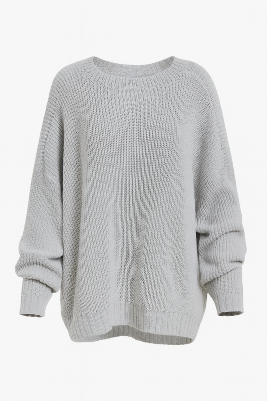 Damski Luźny Sweter Oversize | Miękka Dzianina | Idealny na Chłodniejsze Dni